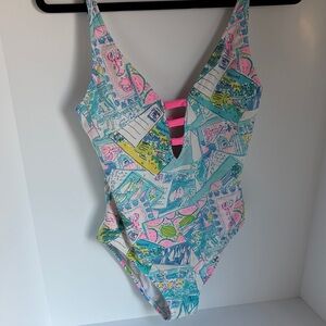 Colorful Lily Pulitzer Swim One-Piece Swimsuit